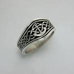 Celtic Tapered Band with Anchor