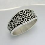 Celtic 6pt Knot-Wide Signet Ring