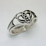 Celtic Double Heart Knot-Pierced